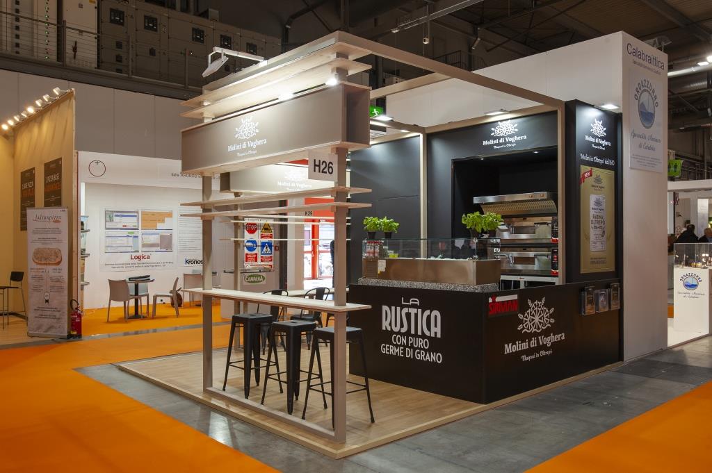 Stand personalizzato Molini di Voghera allestimenti Prezioso Leonardo
