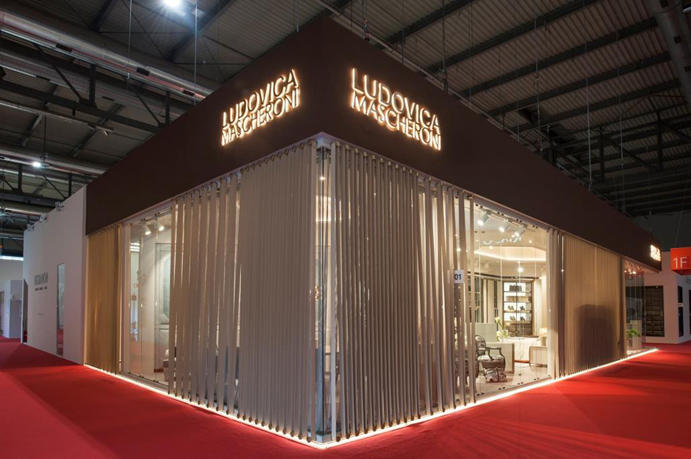Stand Personalizzato Ludovica Mascheroni per la fiera del mobile del 2017