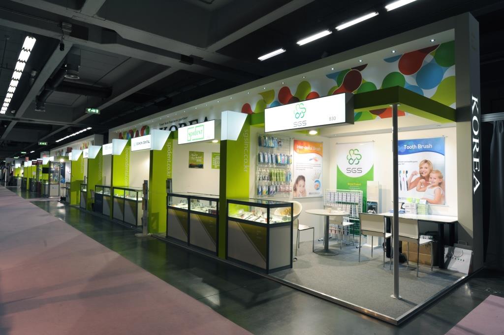 Stand collettive realizzato per il Consorzio Korea
