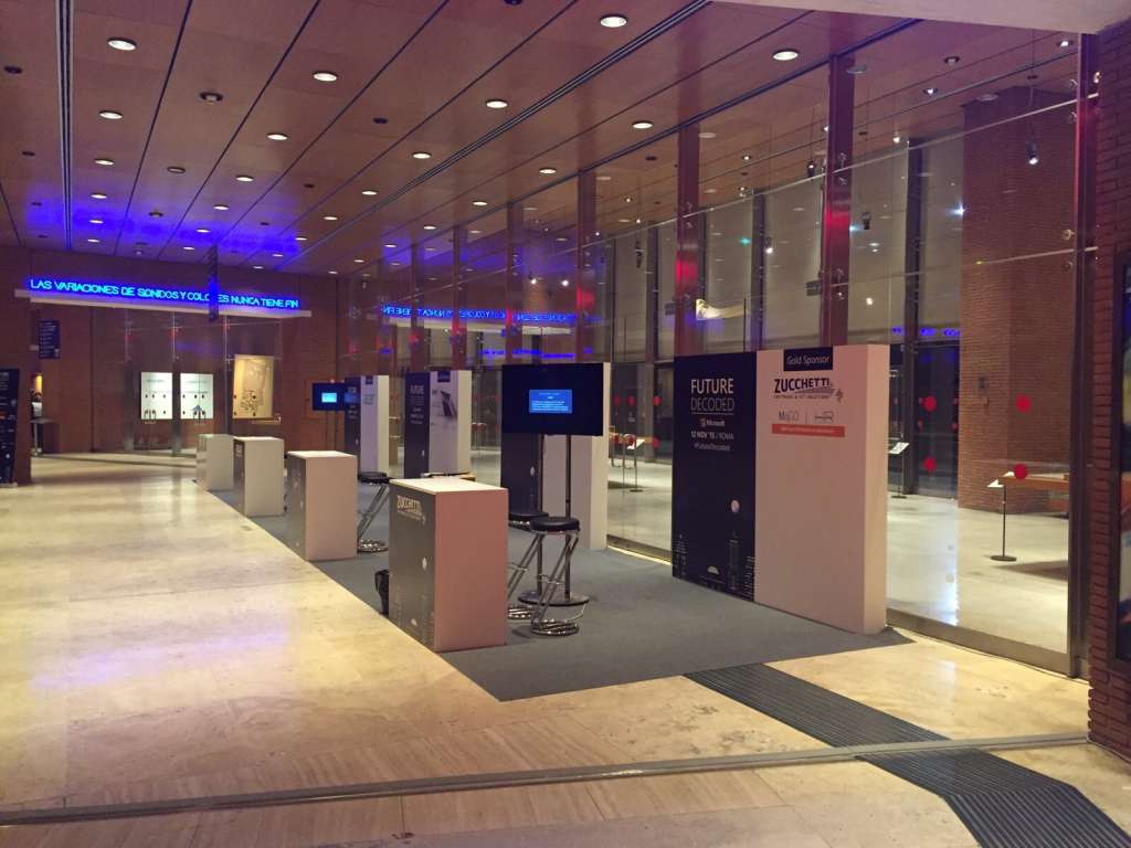 Stand per evento Microsoft