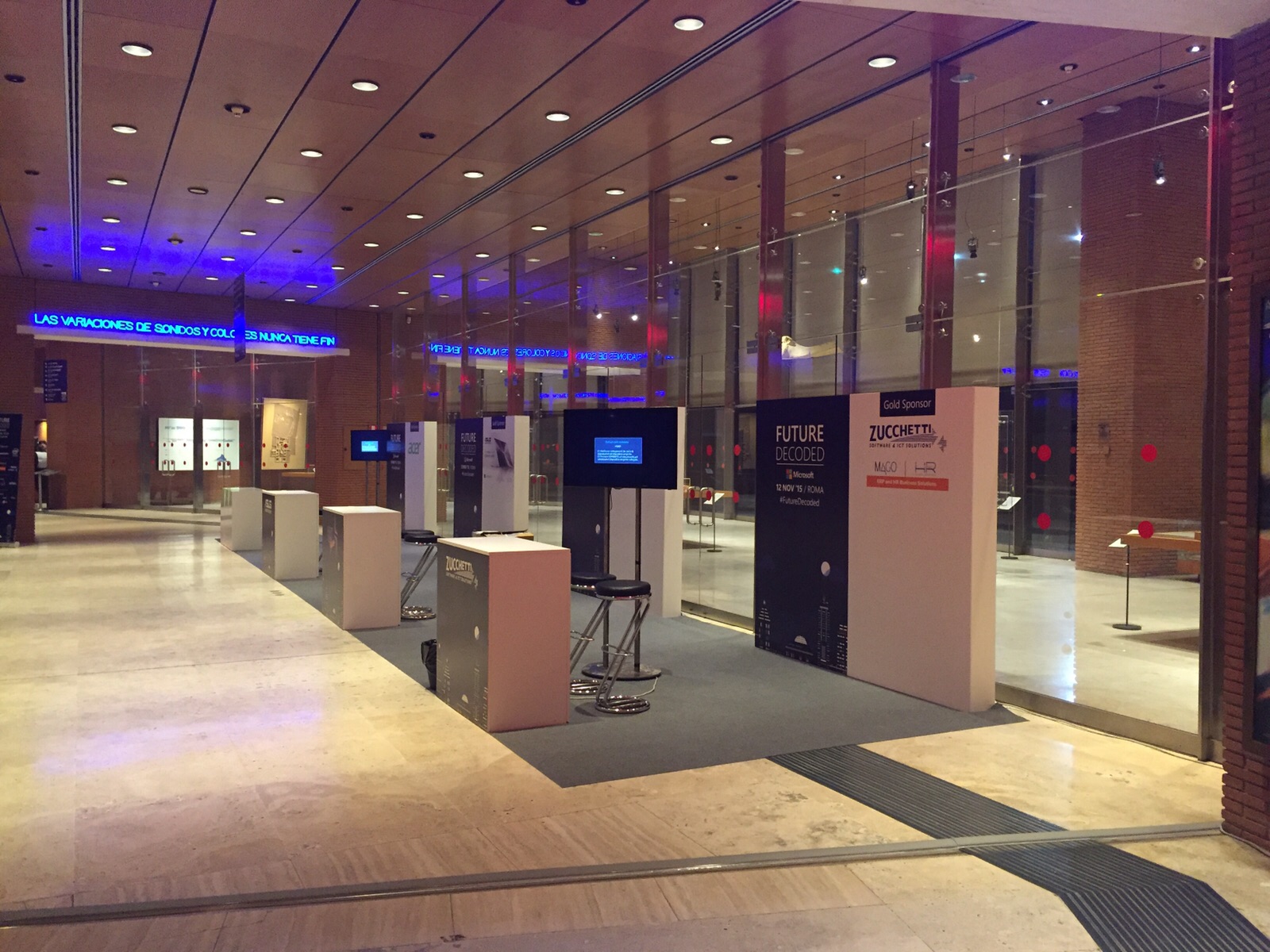Stand per evento Microsoft