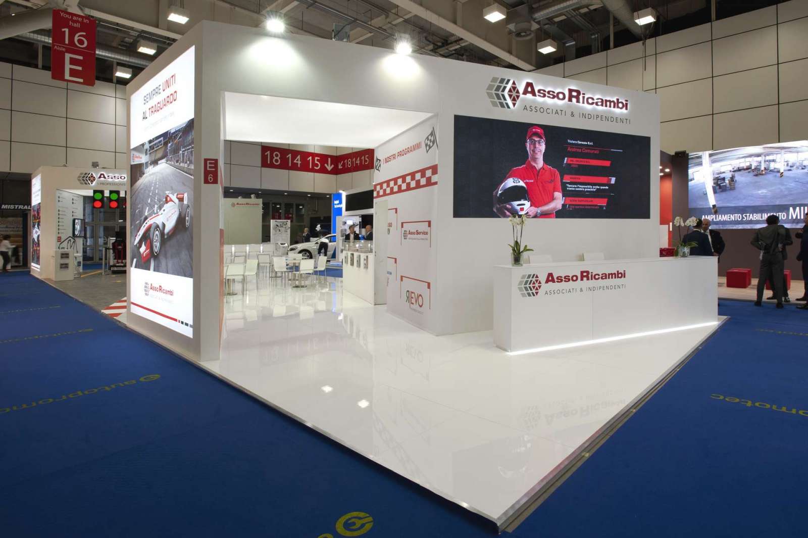Stand personalizzato realizzato per AssoRicambi