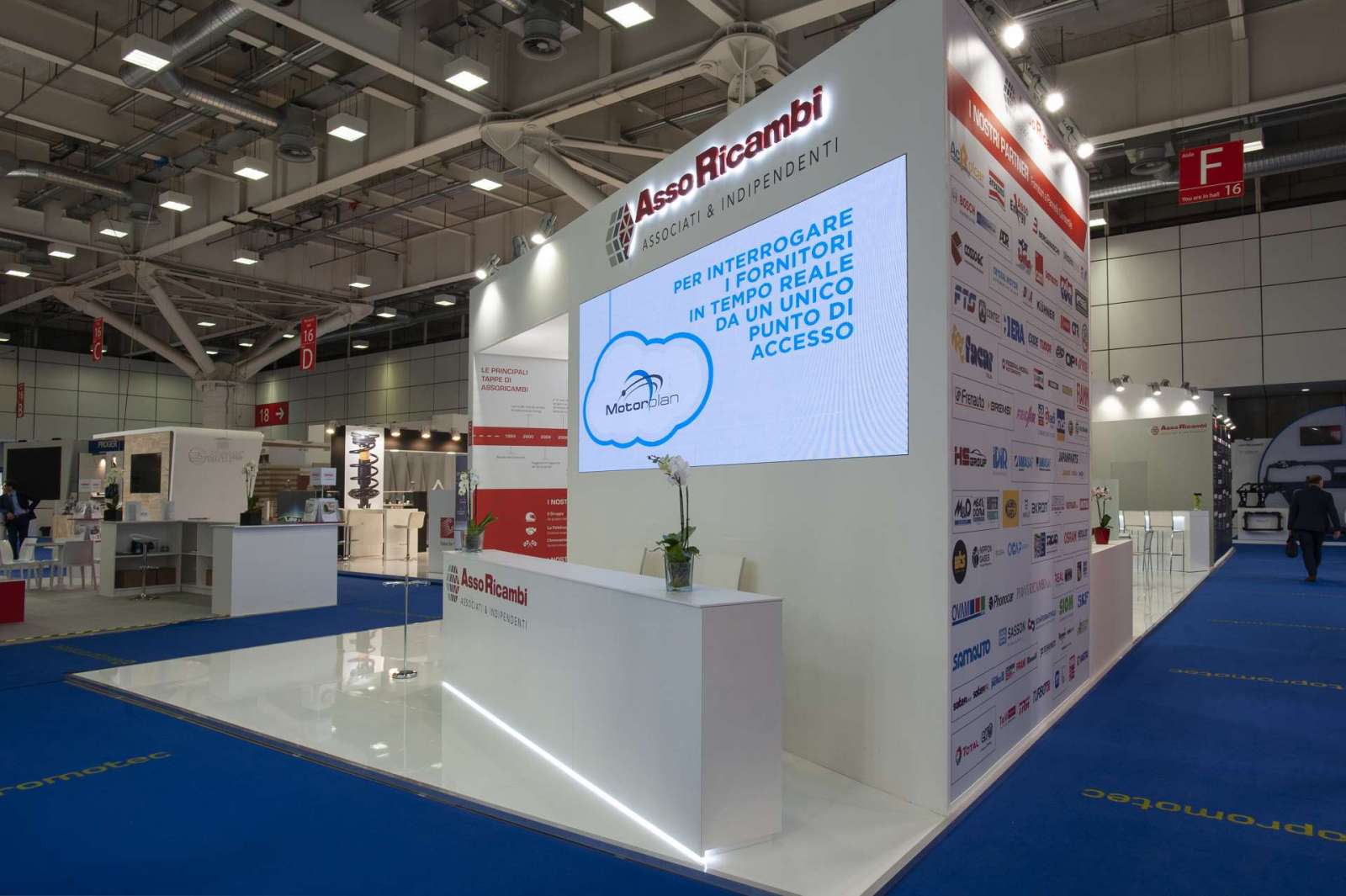 Stand personalizzato realizzato per AssoRicambi