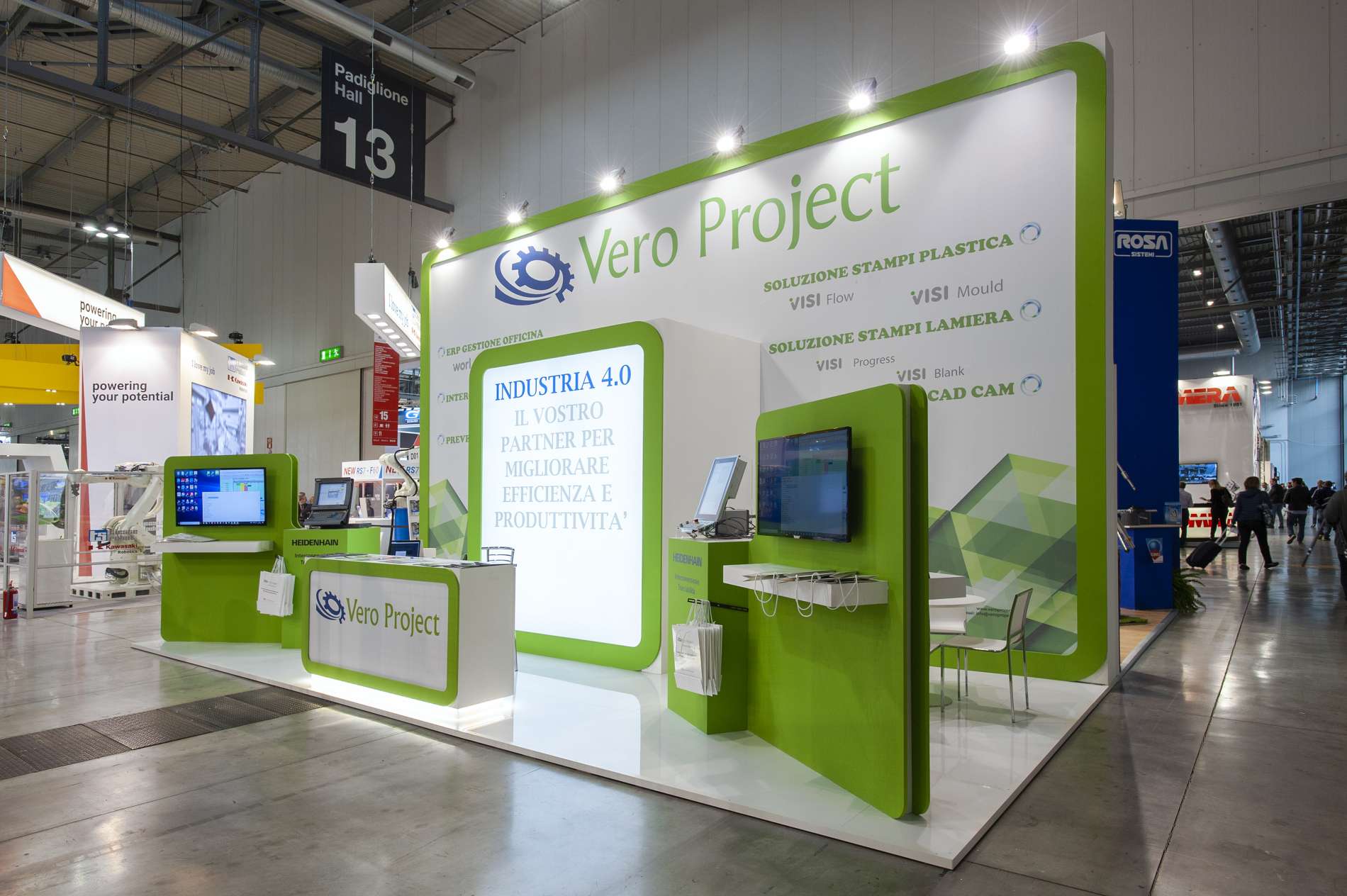 Vero Project: Stand personalizzato realizzato da Prezioso Leonardo