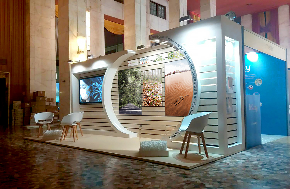 Stand per il Congresso medico a Venezia