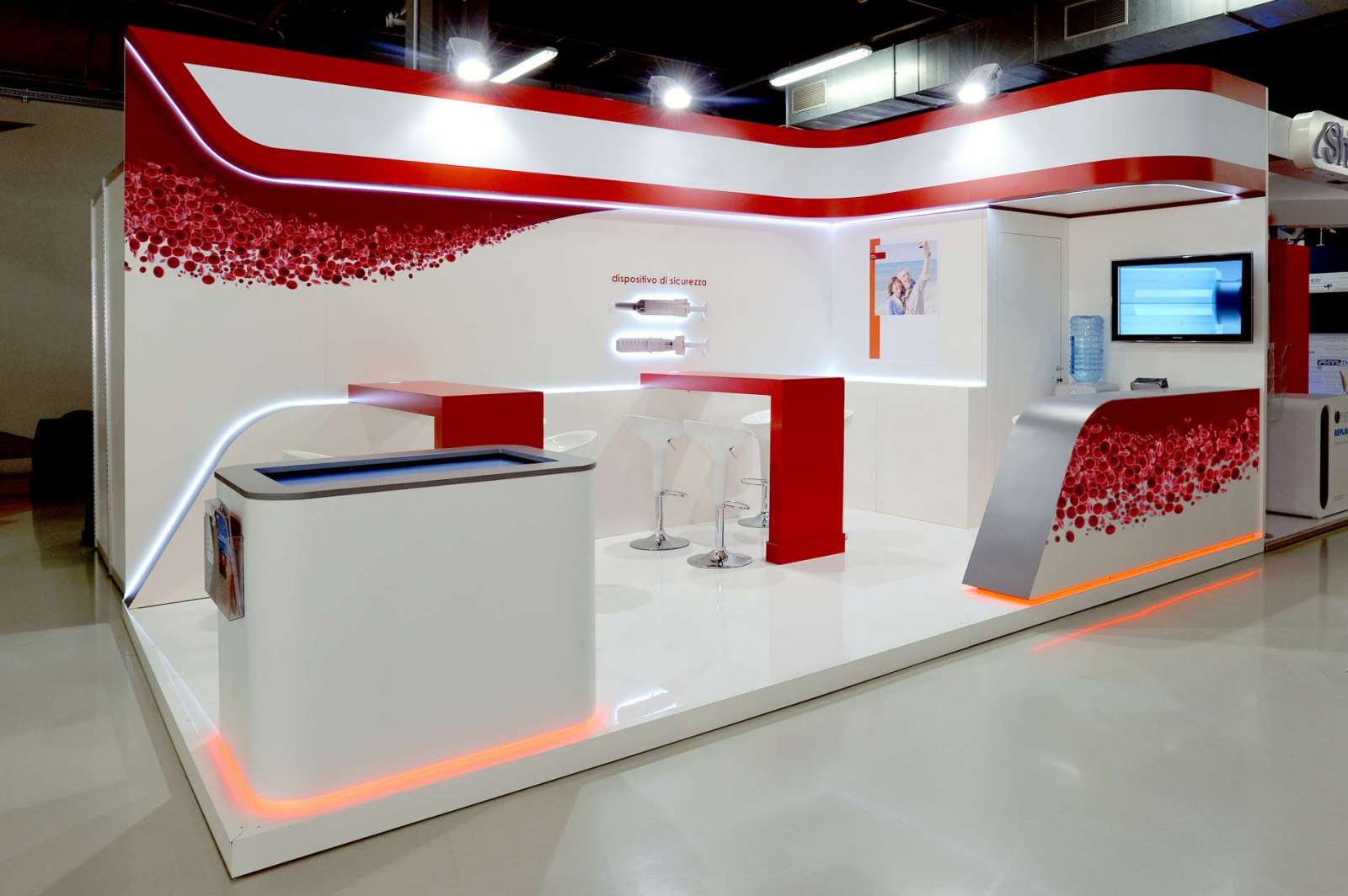 Stand per il Congresso medico a Milano